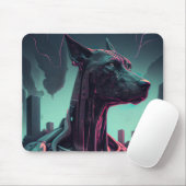 Der futuristische große Tank der Roboterbegleitung Mousepad (Mit Mouse)