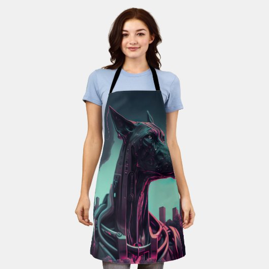 Der futuristische große Tank der Roboterbegleitung Schürze (Getragen)