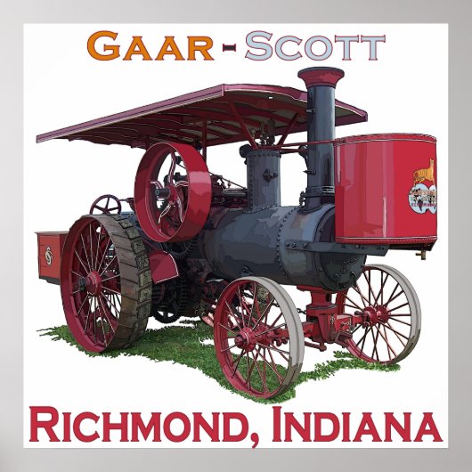 Der Gaar-Scott Poster (Vorne)