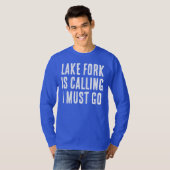 Der Gabelsee fordert, dass ich lange Seeschlaf fis T-Shirt (Vorne ganz)