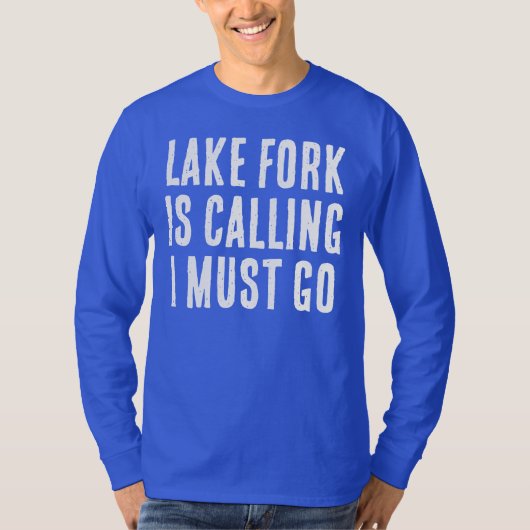 Der Gabelsee fordert, dass ich lange Seeschlaf fis T-Shirt (Vorderseite)