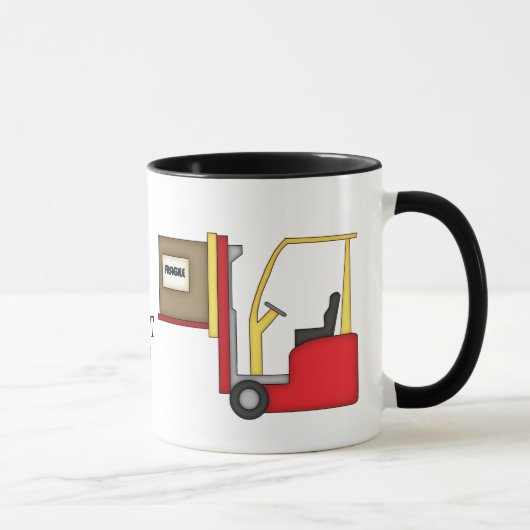Der Gabelstapler-Fahrerkaffee-Tasse der Welt Tasse (Rechts)