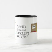 Der Gabelstapler-Fahrerkaffee-Tasse der Welt Tasse (Zentrum)