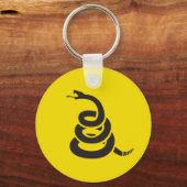 Der Gadsden (modern) Schlüsselanhänger (Vorderseite)