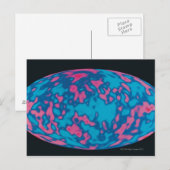 Der galaktische Himmel Postkarte (Vorne/Hinten)