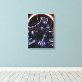 Der galaktische Katzenburglar Leinwanddruck (Insitu (Holzboden))