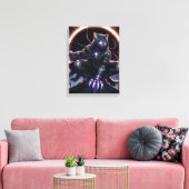 Der galaktische Katzenburglar Leinwanddruck (Insitu (Wohnzimmer))