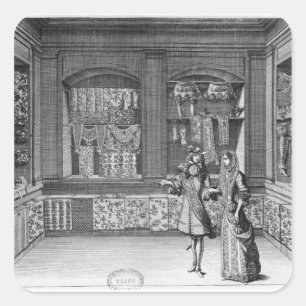 Der Galanterieladen Quadratischer Aufkleber