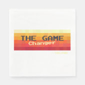Der Game Changer Girl Power Serviette (Vorderseite)