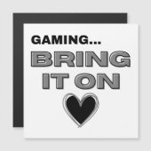 Der Gamer-Magnet Magnetkarte (Vorne/Hinten)