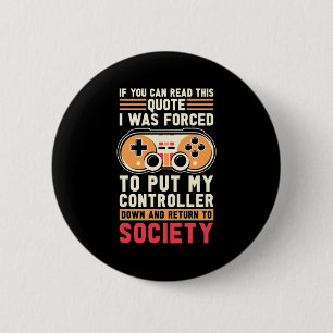 Der Gamer war gezwungen, meinen Controller zu stel Button