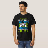 Der Gamer war gezwungen, meinen Controller zu stel T-Shirt (Vorne ganz)