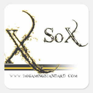 Der Gaming Standard Square Sticker