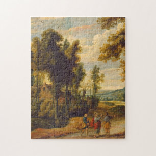 Der Gang nach Emmaus mit Christus Puzzle