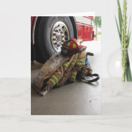 Der Gang und der LKW des Feuerwehrmannes Karte