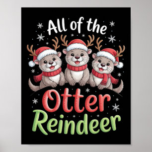 Der ganze antike Weihnachtsfest im Winter verspiel Poster