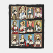 Der ganze Jahrmarkt Maidens Fleecedecke (Vorderseite)