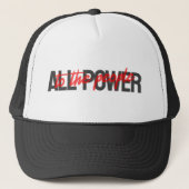 Der ganze Power zum People Trucker Hat - Fett Cap Truckerkappe (Vorderseite)
