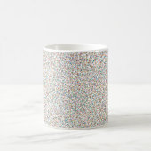 Der ganze Regenbogen farbenfrohe, gesprenkelte Pun Kaffeetasse (Mittel)