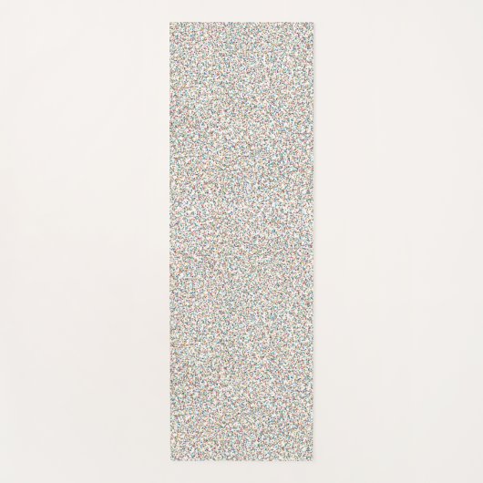 Der ganze Regenbogen farbenfrohe, gesprenkelte Pun Yogamatte (Vorderseite)