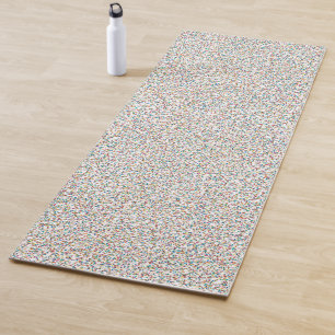 Der ganze Regenbogen farbenfrohe, gesprenkelte Pun Yogamatte