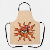 Der ganze sonnendurchflutete Pilzsaal Schürze (Vorderseite)