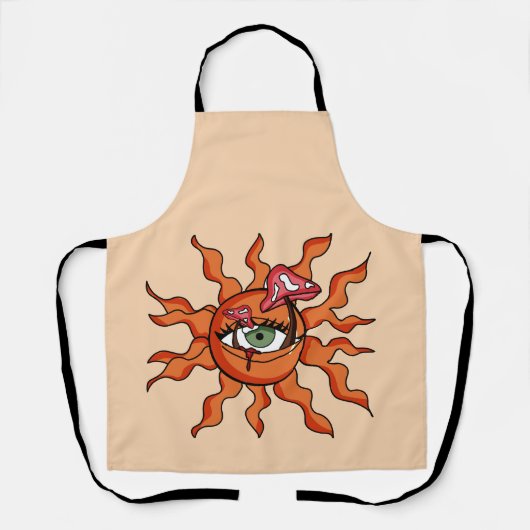 Der ganze sonnendurchflutete Pilzsaal Schürze (Vorderseite)