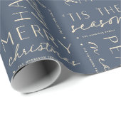 Der ganze Urlaub wünscht Personalisiert Geschenkpapier (Rolleneckpunkt)