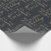 Der ganze Urlaub wünscht Personalisiert Geschenkpapier (Ecke)