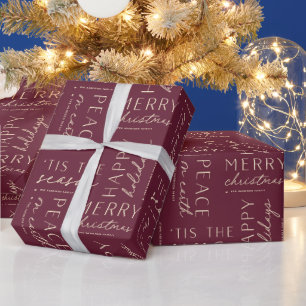 Der ganze Urlaub wünscht Personalisiert Geschenkpapier