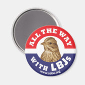 Der ganze Weg mit LBJs Magnet (Vorderseite/Rückseite)