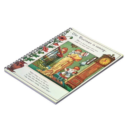 Der Garbage-Mann kommt (Kinderzimmer-Rhyme-Abbildu Notizblock (Linke Seite)