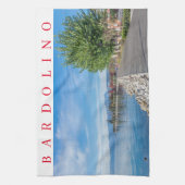 Der Gardasee Bardolino Teetuch Geschirrtuch (Vertikal)