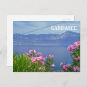 Der Gardasee-Italien Postkarte (Vorne/Hinten)