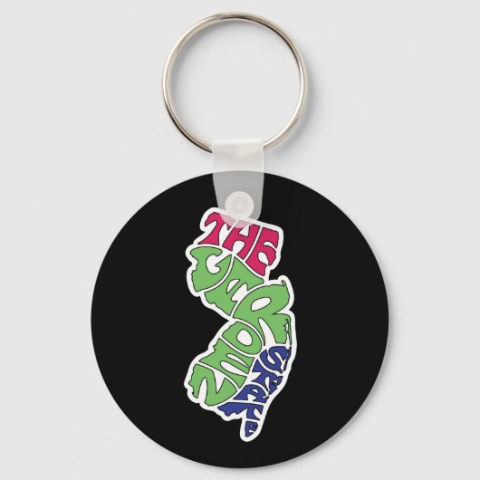 Der Garden-Staat - New Jersey Schlüsselanhänger (Vorderseite)