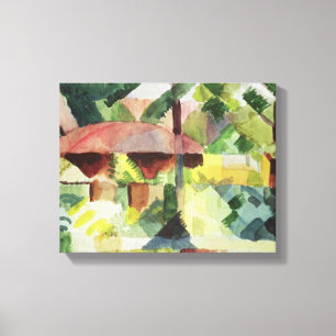 Der Garten, 1914 (w/c auf Papier) Leinwanddruck