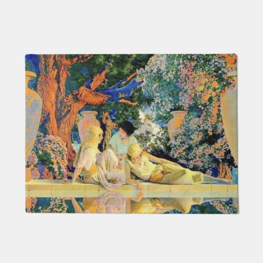 Der Garten Allahs von Maxfield Parrish Fußmatte (Vorderseite)