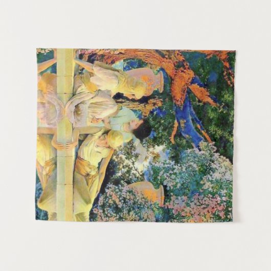 Der Garten Allahs von Maxfield Parrish Wandteppich (Vorderseite (Horizontal))