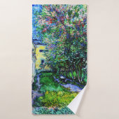 Der Garten am Asyl in Saint-Rémy, Van Gogh Badehandtuch (Badehandtuch)