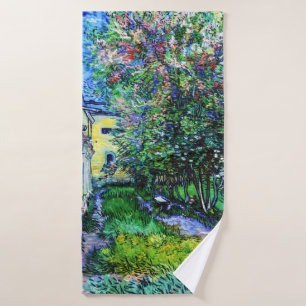 Der Garten am Asyl in Saint-Rémy, Van Gogh Badehandtuch