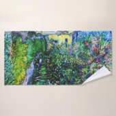 Der Garten am Asyl in Saint-Rémy, Van Gogh Badehandtuch (Badehandtuch)