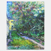 Der Garten am Asyl in Saint-Rémy, Van Gogh Fleecedecke (Vorderseite)