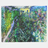 Der Garten am Asyl in Saint-Rémy, Van Gogh Fleecedecke (Vorderseite (Horizontal))