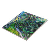 Der Garten am Asyl in Saint-Rémy, Van Gogh Fliese (Seite)