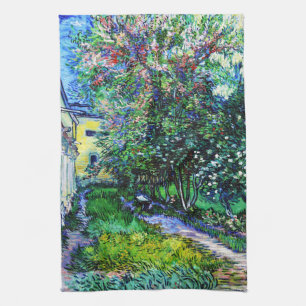 Der Garten am Asyl in Saint-Rémy, Van Gogh Geschirrtuch