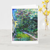 Der Garten am Asyl in Saint-Rémy, Van Gogh Karte (Gelbe Blume)