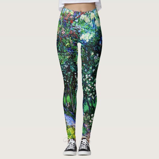 Der Garten am Asyl in Saint-Rémy, Van Gogh Leggings (Vorderseite)