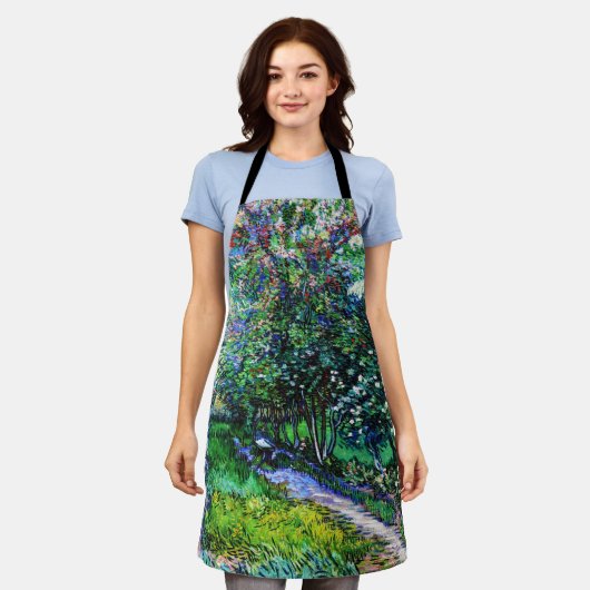Der Garten am Asyl in Saint-Rémy, Van Gogh Schürze (Getragen)