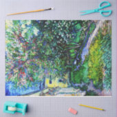 Der Garten am Asyl in Saint-Rémy, Van Gogh Seidenpapier (Basteln)