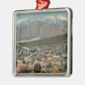 Der Garten-Ansicht des Teufels von Mt. San Jacinto Ornament Aus Metall (Links)